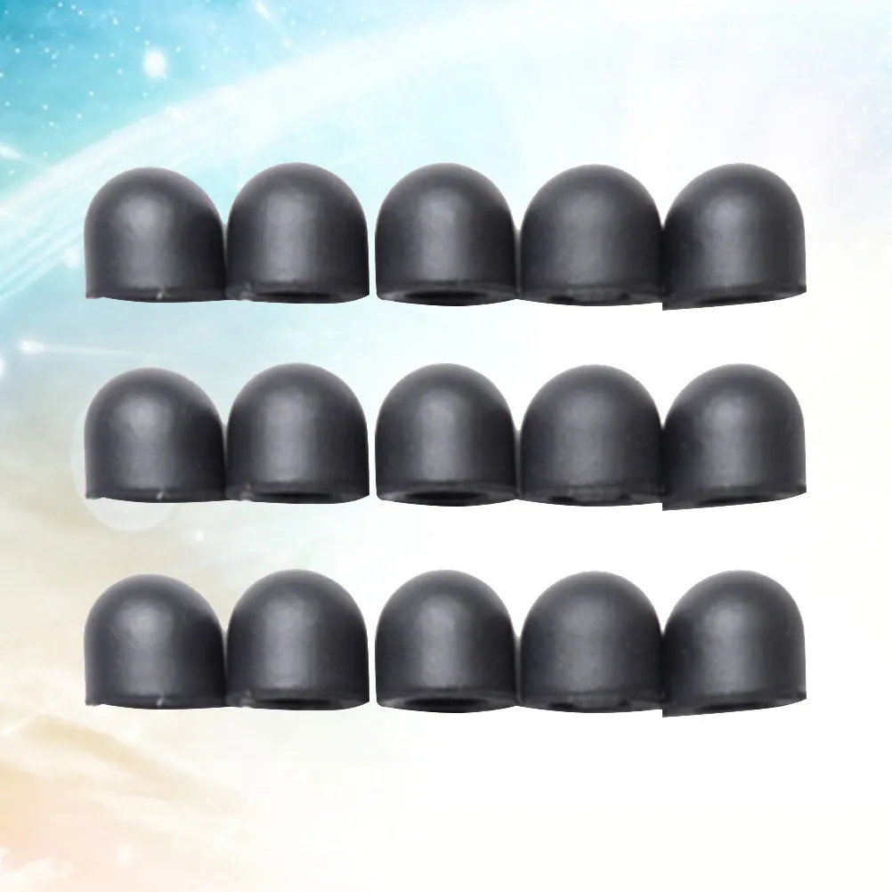 

30 шт. сменных токопроводящих силиконовых наконечников для стилуса, 6,0 мм, без повреждения экрана, универсальные силиконовые чехлы-наконечники