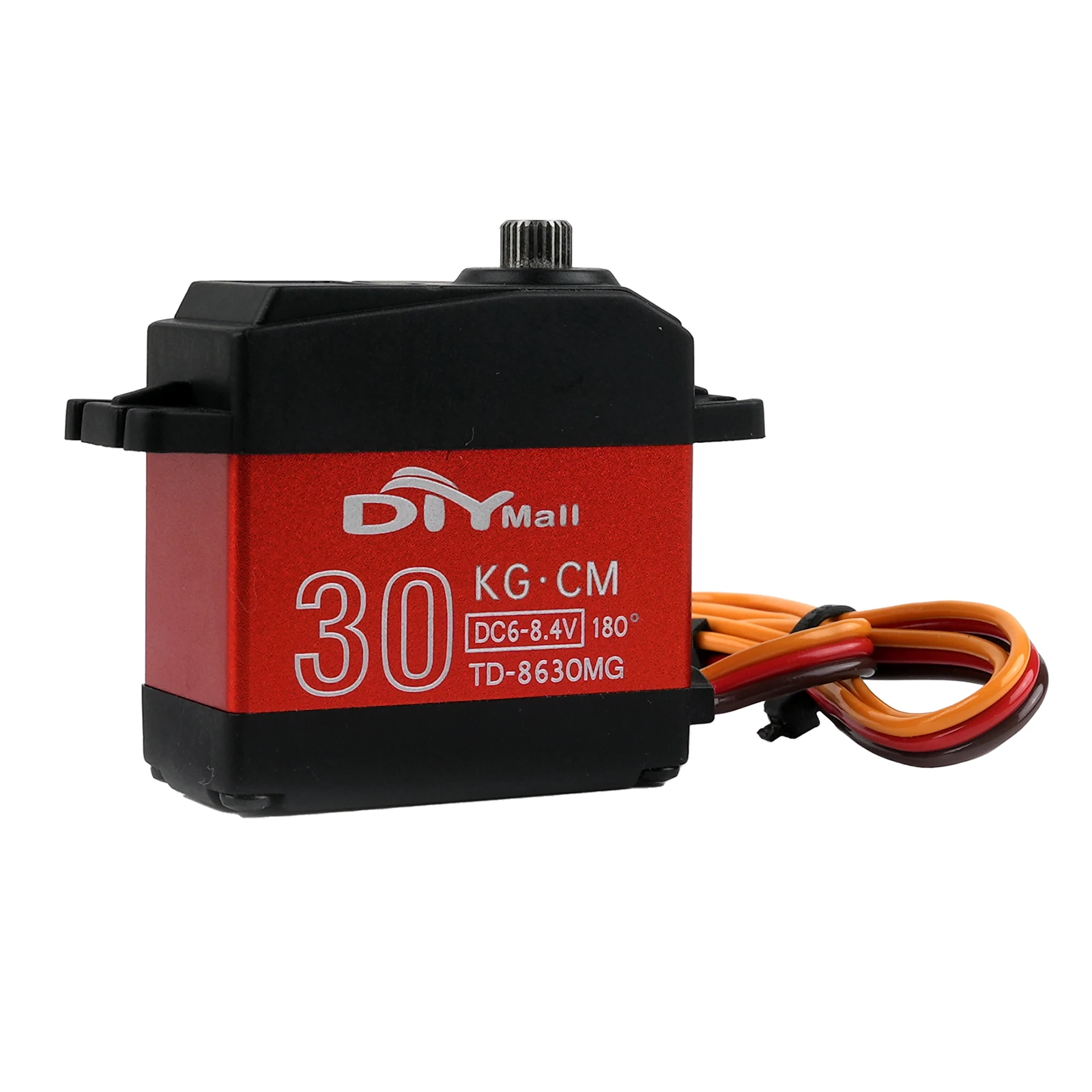 15/20/25/30/35KG Servo RC standard digitale DC6-8.4V Metal Gear Coppia elevata 180 °   Servomotore RC per velivoli robot 1/8 1/10