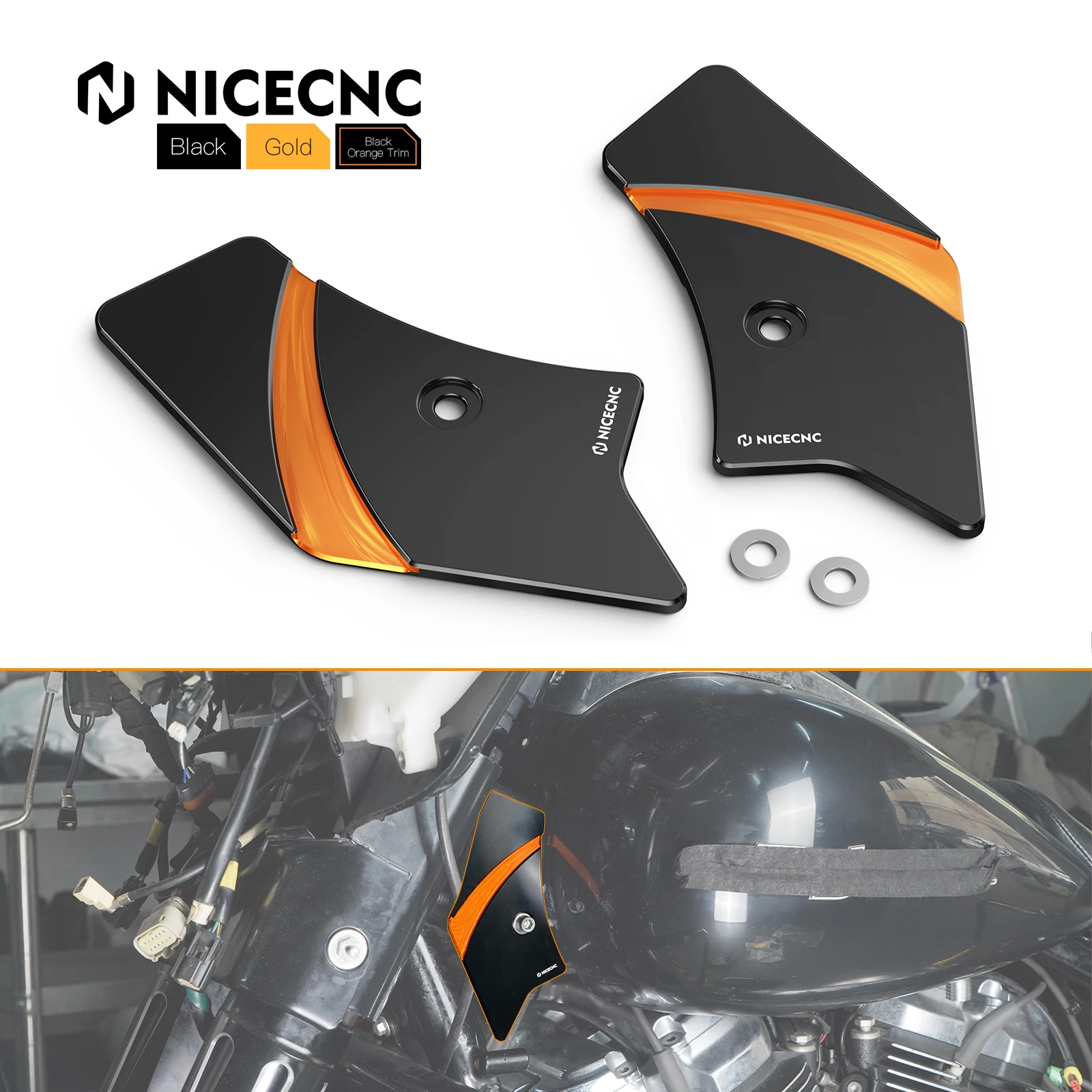 

Motorcycle Neck Covers Kit for Harley RG Road Glide Road King/Special Ultra Limited CVO Street Glide ST Special