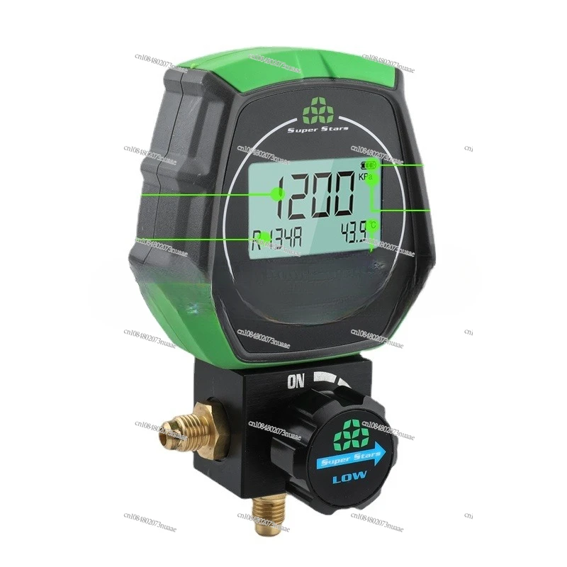 DSZH-Electronic Fluoride Gauge with Digital Display for Refrigeration and Vacuum Pressure Testing, ST-B168DL