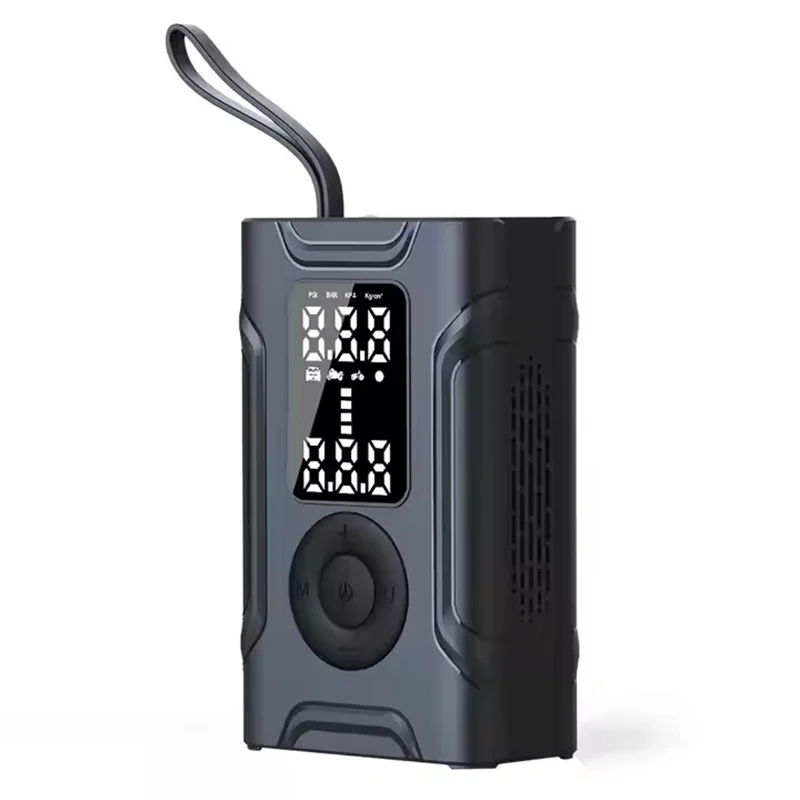 Mini Motorcycle Air Portable Compressor Electric Smart Inflator Car Tire Air Pump Powered