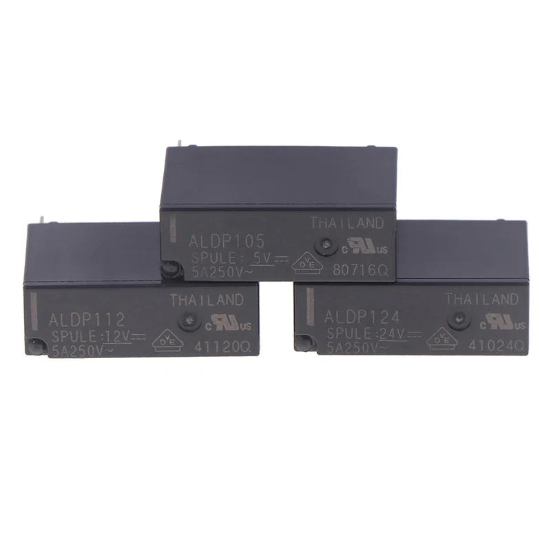 РЕЛЕ ALDP105 ALDP112 ALDP124 5 В 12 В 24 В постоянного тока новое и оригинальное силовое реле для бытовой техники