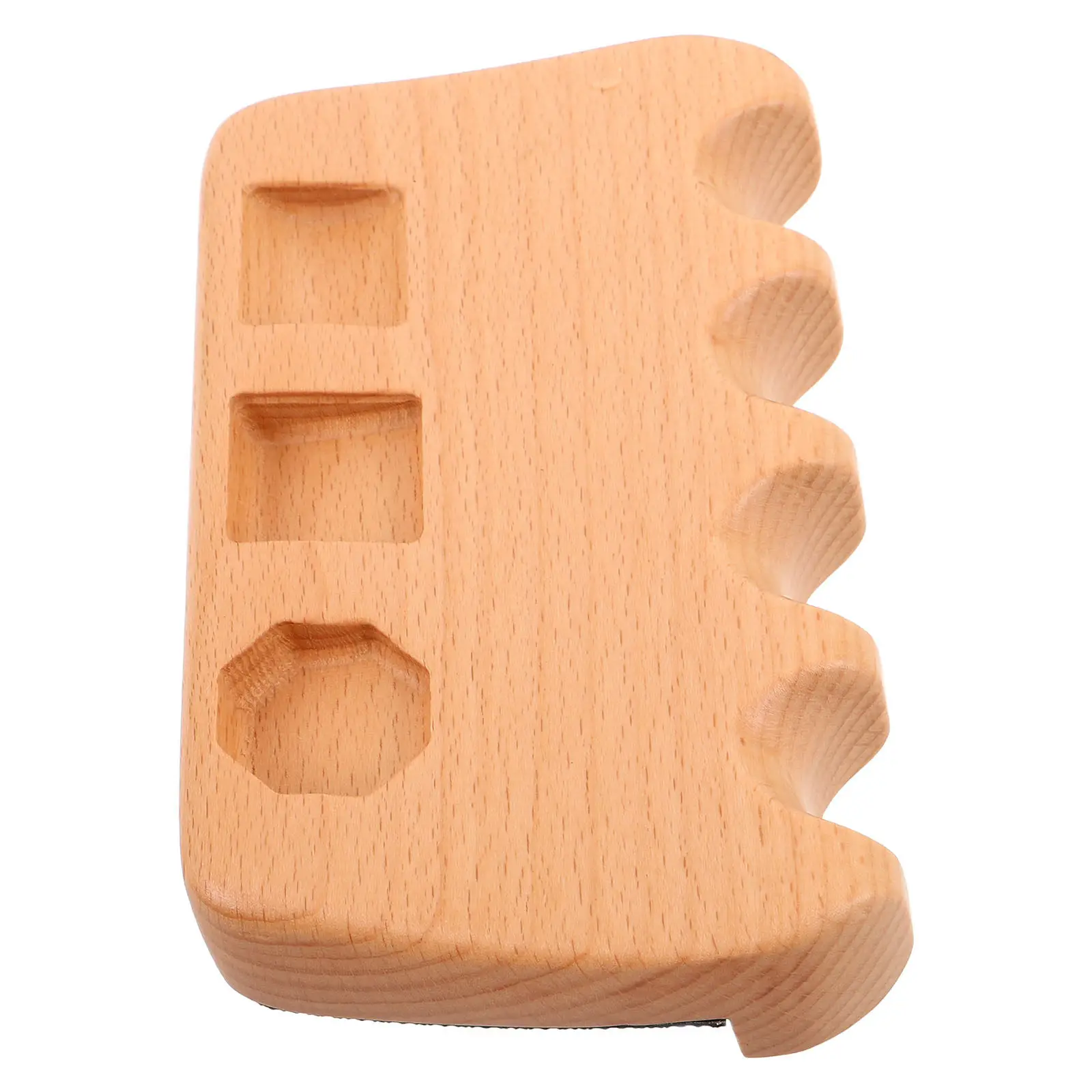 

Solid Wood 4-Cue Pool Cue Holder Rack - Premium Billiard Stick Storage Stand for Game Room with Scratch-Resistant