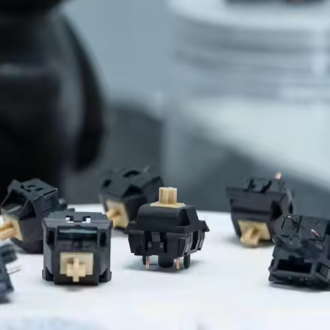 MZ Studio Y3 Switch 5pin Linear Mechanical keyboard Switch HIFI Sound 32gf 40gf 48gf 53gfFactory Lubed Big Advanced Custom Kit