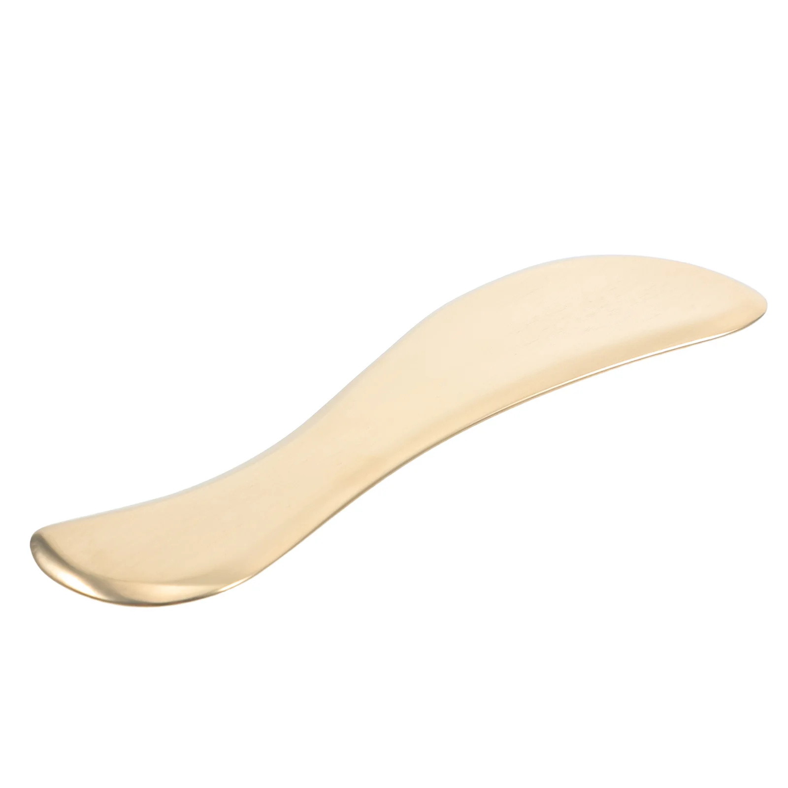 

1pc Brass Portable Face Scraping Board Massaging Tool Gua Sha Scraper Body Massage Stress Relief Smooth Texture Safe Use