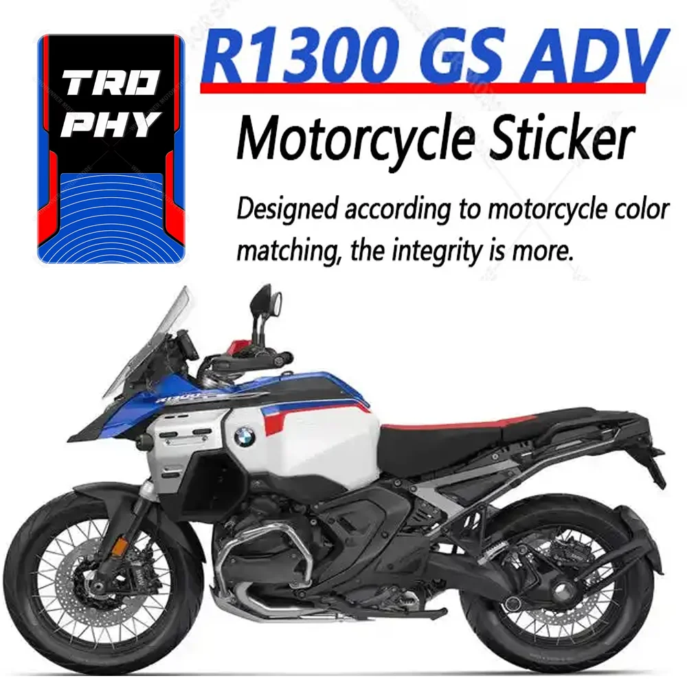 

Motorcycle Accessories 3D Gel Motorcycle Tank Pad Protector Decal Stickers 3D Epoxy Resin Waterproof Sticker For R1300 GS ADV