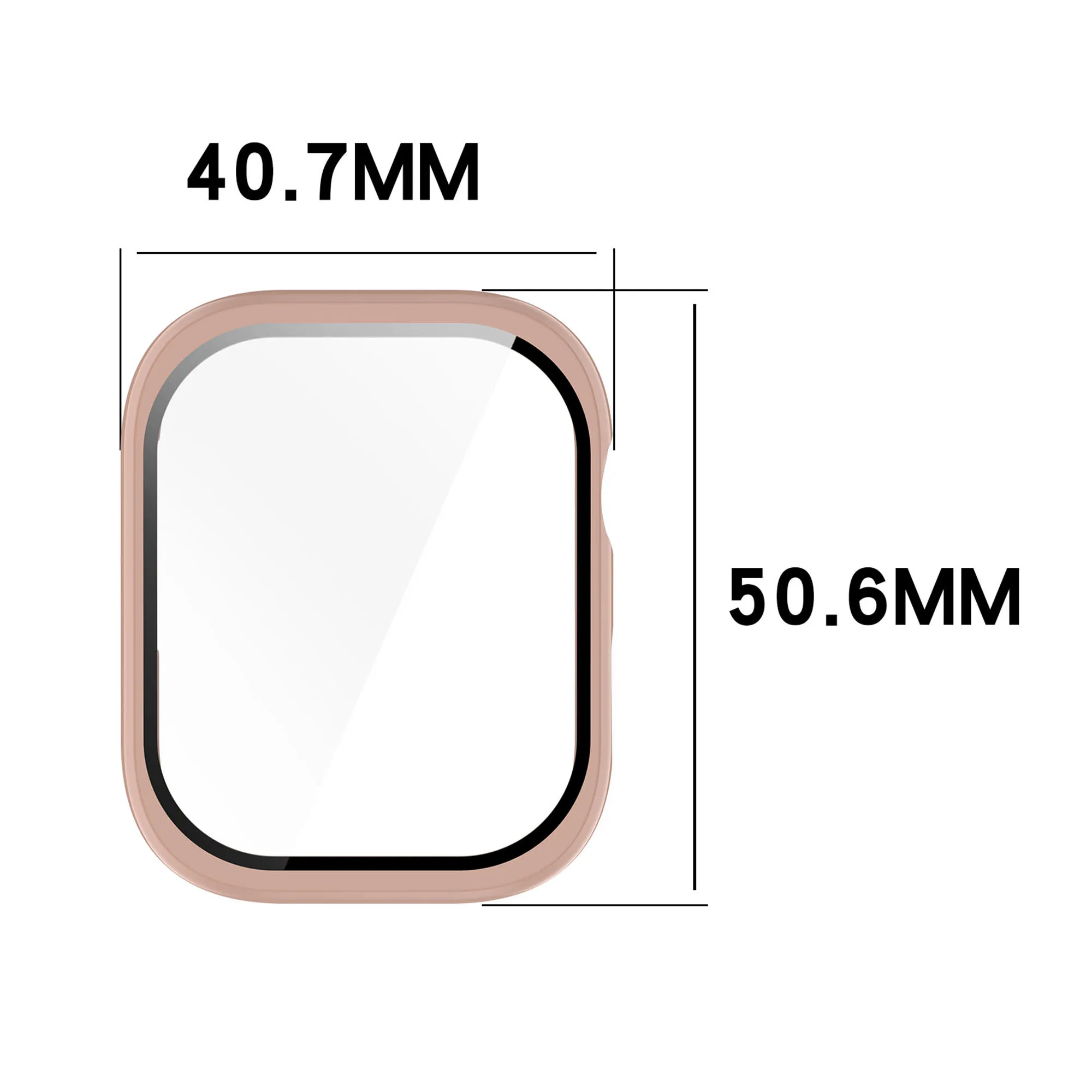 PC + funda protectora de vidrio templado para Huawei Watch D2 cubierta protectora de pantalla completa