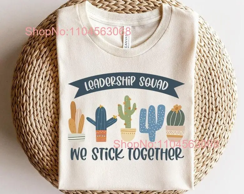 Leadership Squad Instructional Team T Shirt Teacher Leader Elementary Student School Leaders long or short sleeves