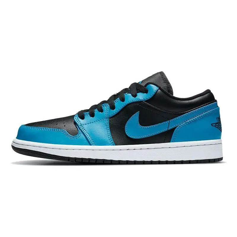 Nike Jordan 1 Low Laser Blue Black Sneakers shoes 553558-410