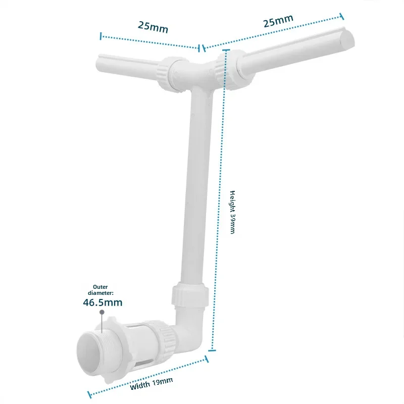 Source manufacturer double-head fountain swimming pool bracket fountain fluorescent pool fountain fish pond fountain gardenin...