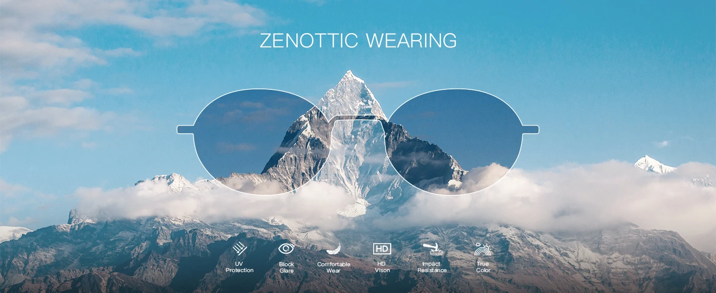 ZENOTTIC Retro ovale polarisierte Sonnenbrille für Damen und Herren, trendige runde Y2k-Sonnenbrille, kleine Vintage-Sonnenbrille im 90er-Jahre-Stil – Detail 8
