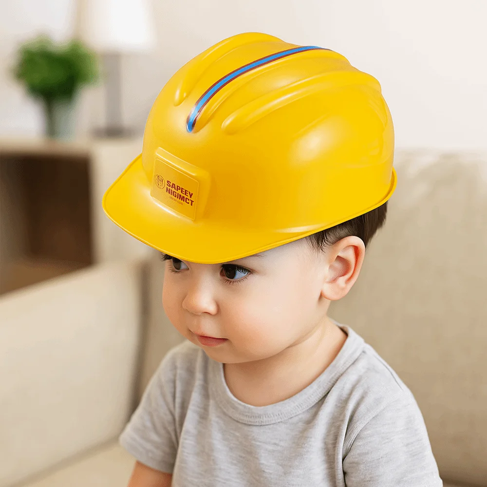 Plastic Simulation Engineering Hat Cosplay Ornaments Safety Engineering Hat Construction Hat Toy Interaction