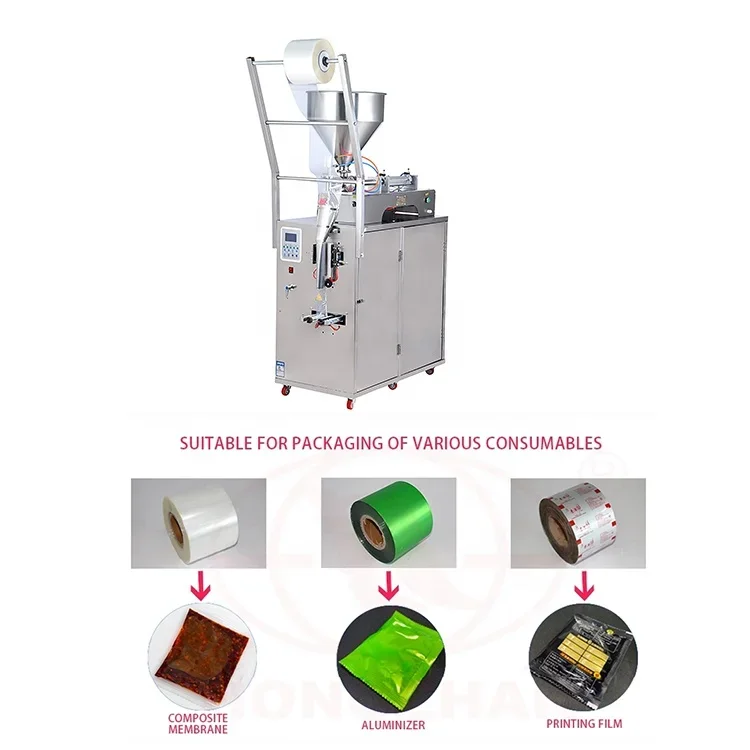 Multifunctional Liquid Paste Packing Machine Fruit Jam Honey Ketchup Mayonnaise Chocolate Sauce Filling Sealing Machine