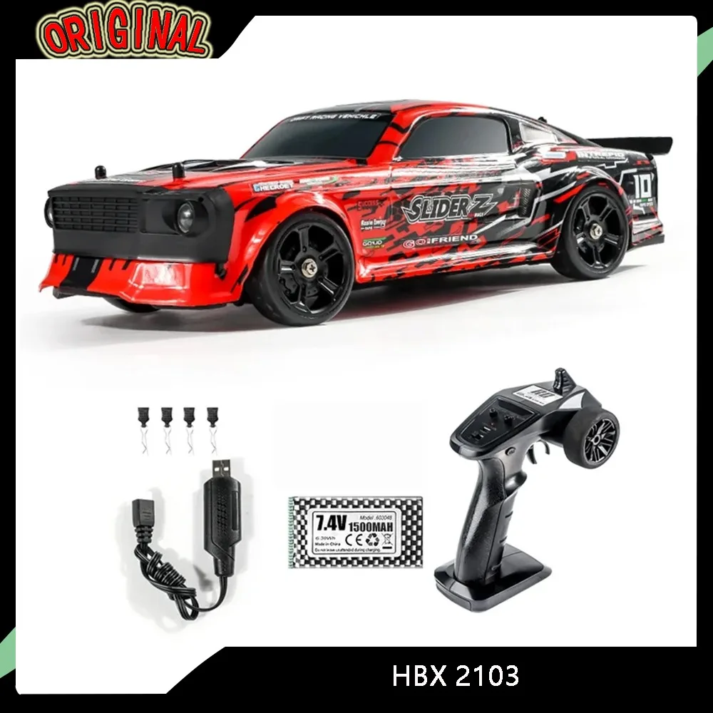 

HBX 2103 1/10 4WD RC Drift Car - RTR, 2.4G w/ Gyro, 390 Motor, 35A ESC, LED Lights