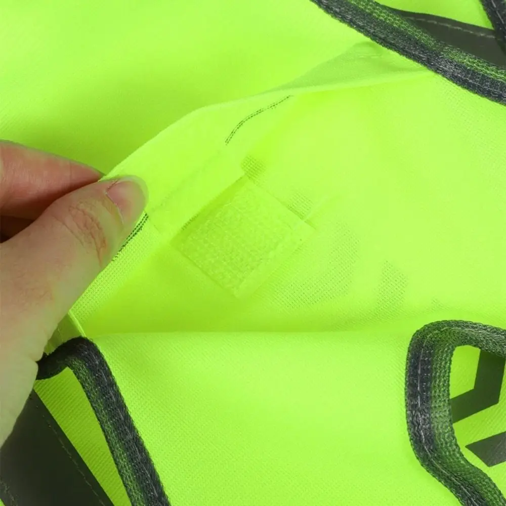 

with Storage Bag Reflective Vest Night Warning Waterproof Reflective Safety Jacket Lightweight High Visibility