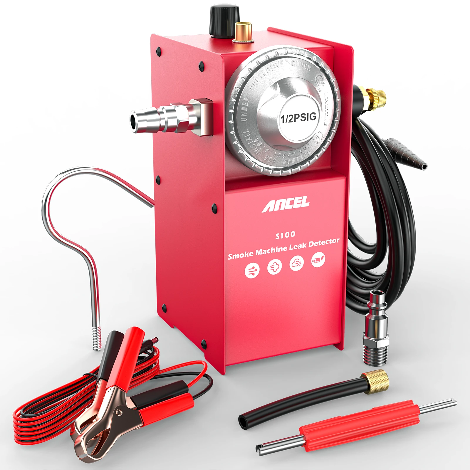 ANCEL S100 Auto Rauch Leck Detektor Öl Rohr Leck Analysator Tester Auto Gas Leckage Locator EVAP
