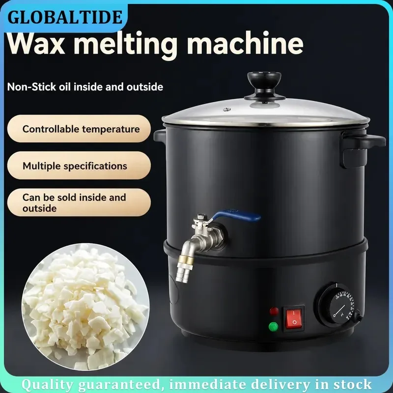 4-10L Wax Melter 110V/220V Candle Making Pot DIY Pouring Machine Wax Warmer Heater Bucket for Craft