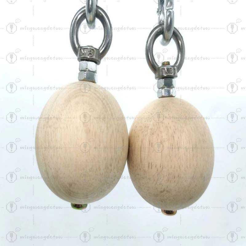 Solid Wood Wrist Pull-up Ball, Grip Strength Ball, Arm Strength Training Ball for Climbing & Front Lever Workout