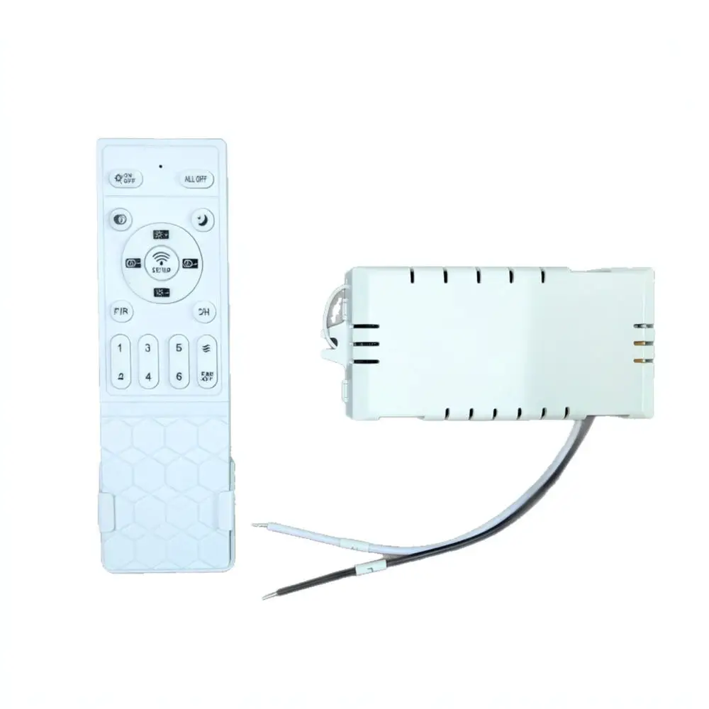 Stepless Dimming Remote Control Receiver For Invisible Ceiling Fan Light 433MHz Wireless Module Adjustable Light Switch