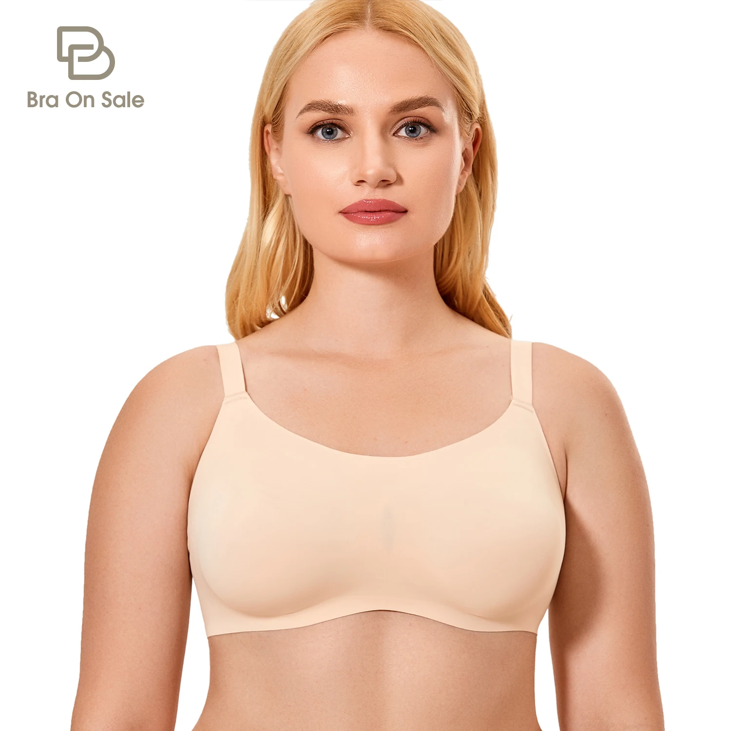 Women\'s Zero Feel Foam Padded Seamless Comfort Non-wire WireFree Bra