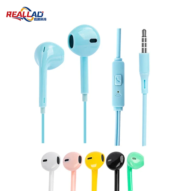

Universal 3.5mm Wired Earphone In Ear Headset HIFI Heavy Bass Earbuds Sports Headset Stereo Music Gaming Headphone with Mic