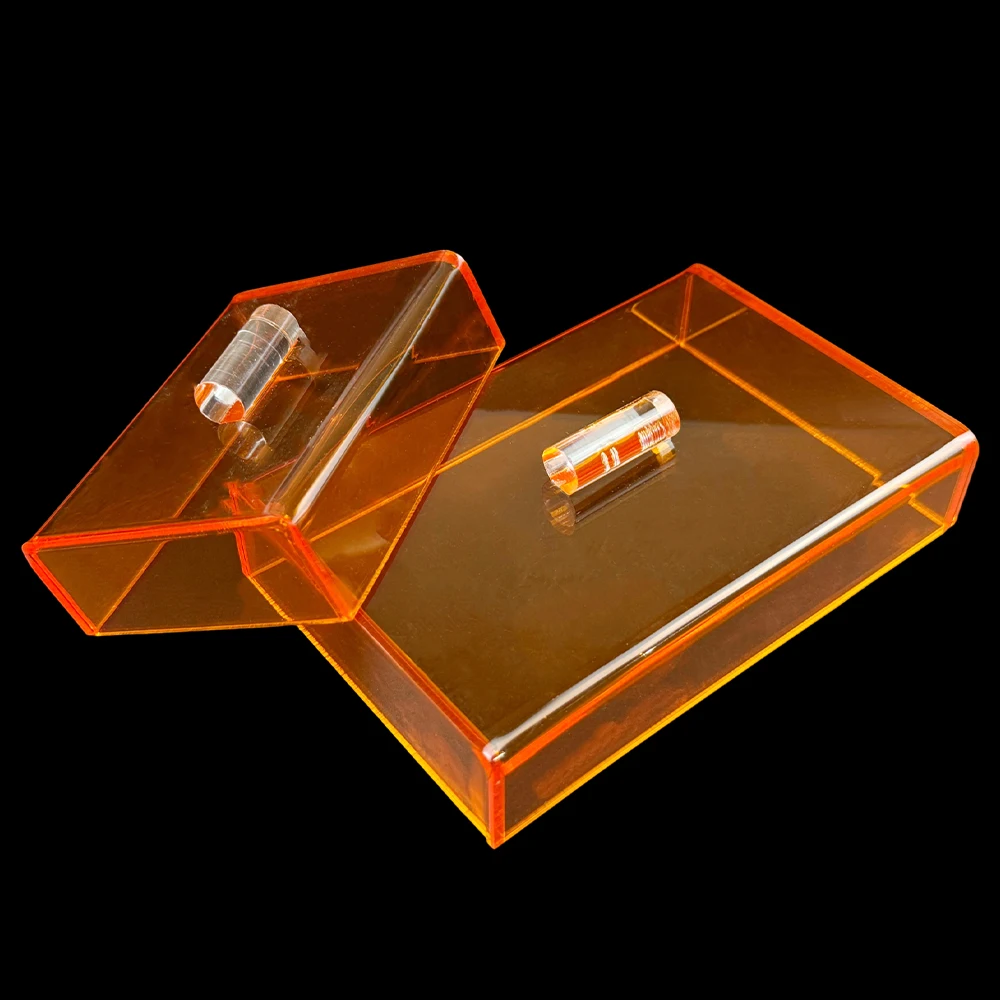 L/S Dental Shade Protector Plastic Shade Cover Dental Resin Shading Box Dentistry Lab Light-Proof Protective Cover Dentist Tools