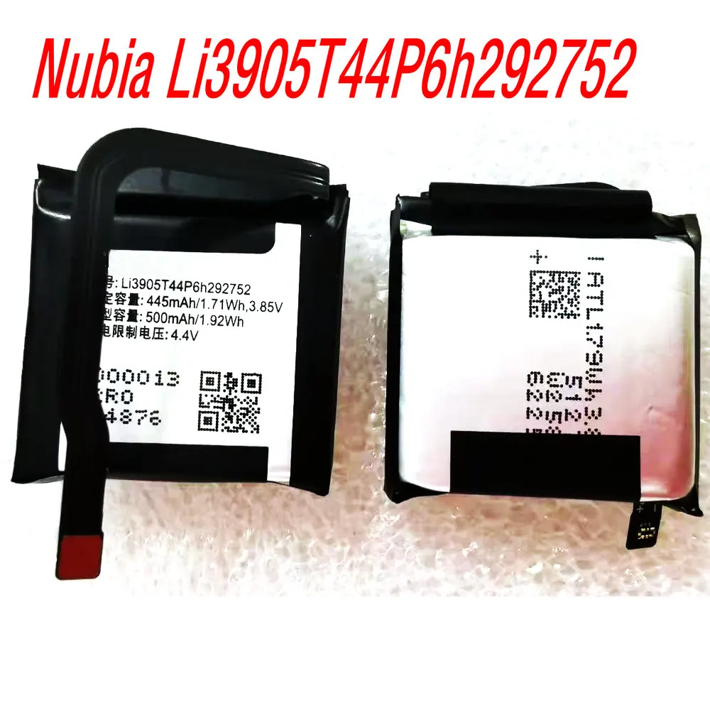

3,85 В 500 мАч Li3905T44P6h292752 Оригинальный сменный аккумулятор для Nubia Alpha SW1002 2ICP7/33/85
