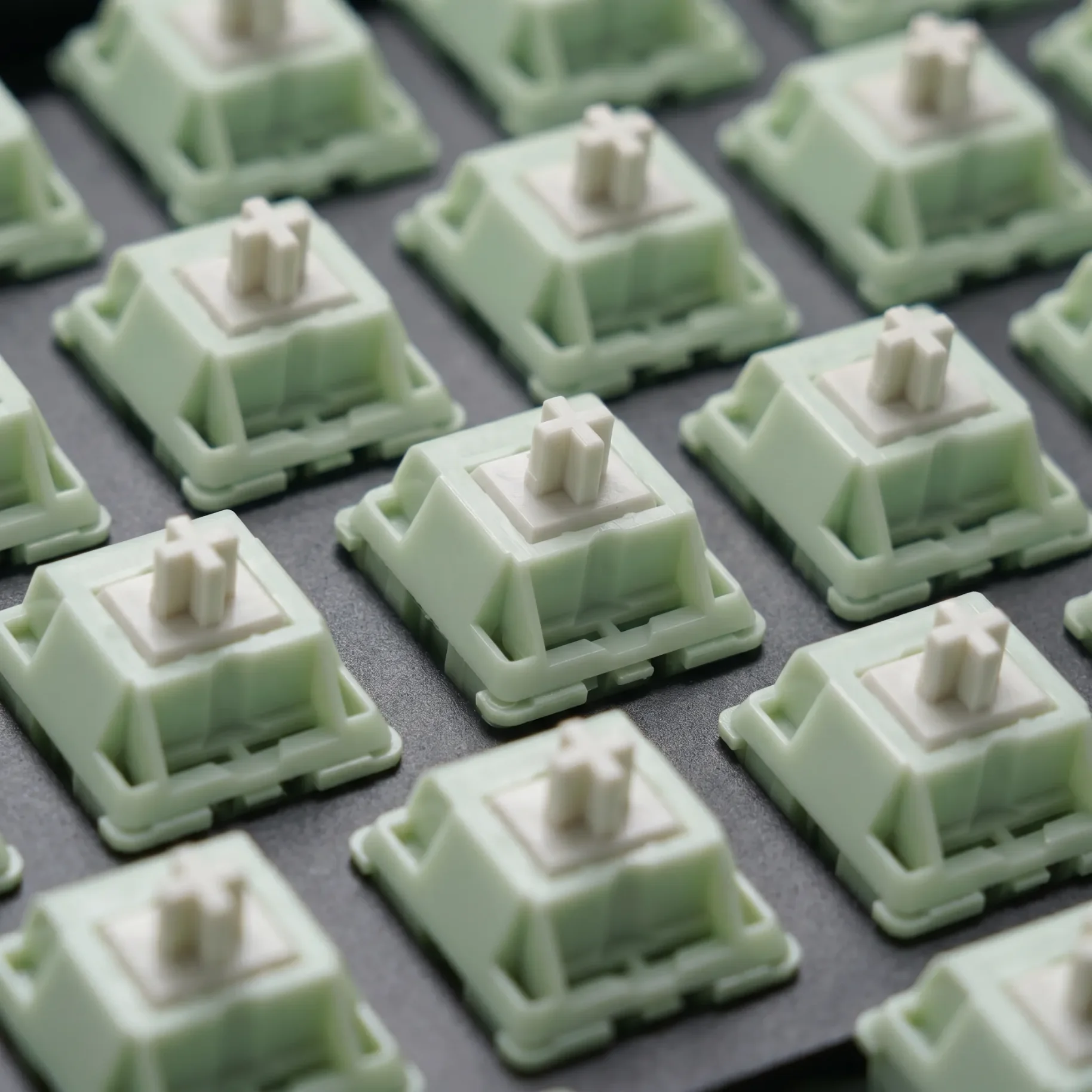 Mint Mambo Linear Switch Pre Lubed 5Pin LY Stem Hot Swap Mechanical Keyboard Switches for Custom Keyboard MX Gaming DIY