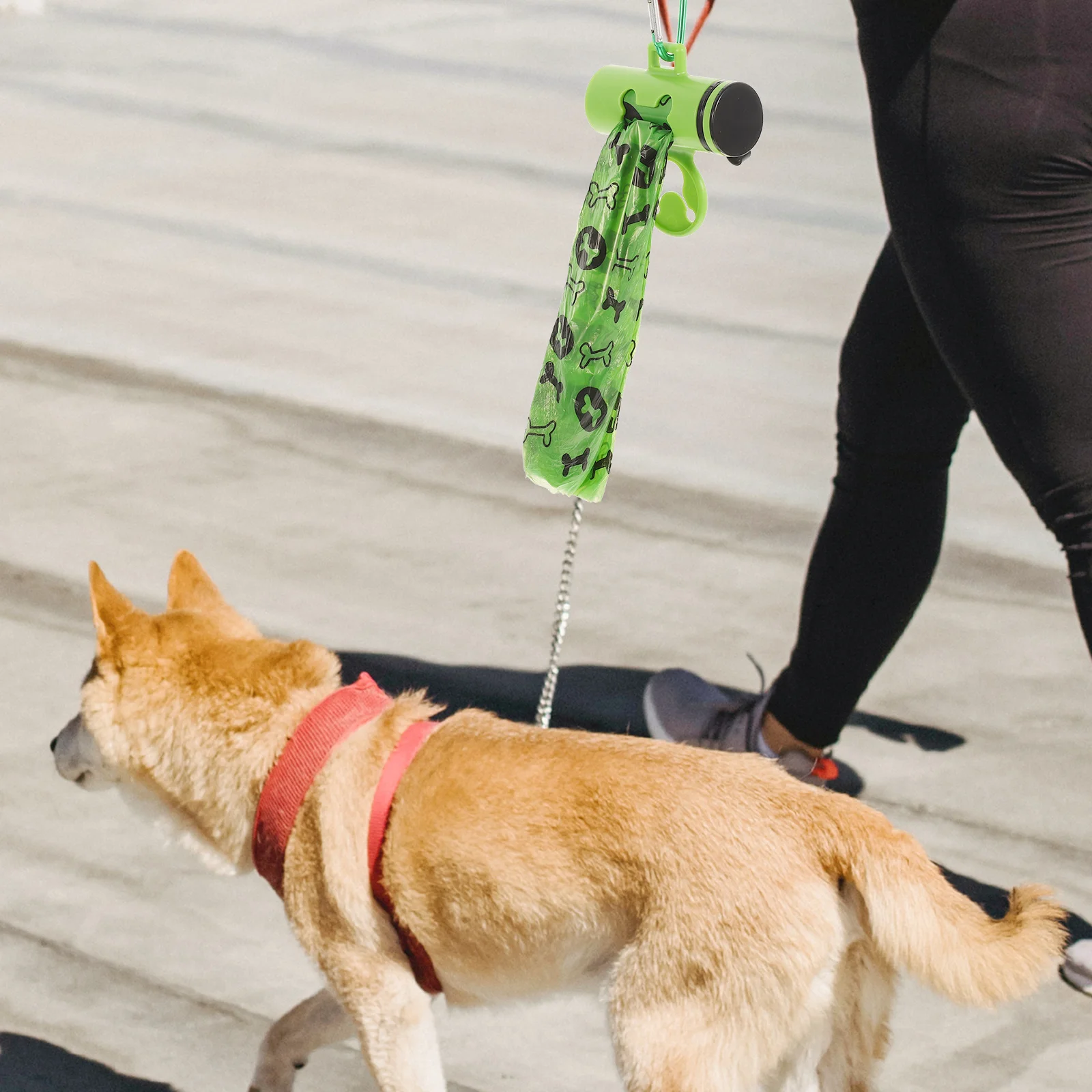 

Convenient Poop Bag Holder Small Lightweight Design for Daily Use with Hanging Buckle for Backpack Pants Bikes