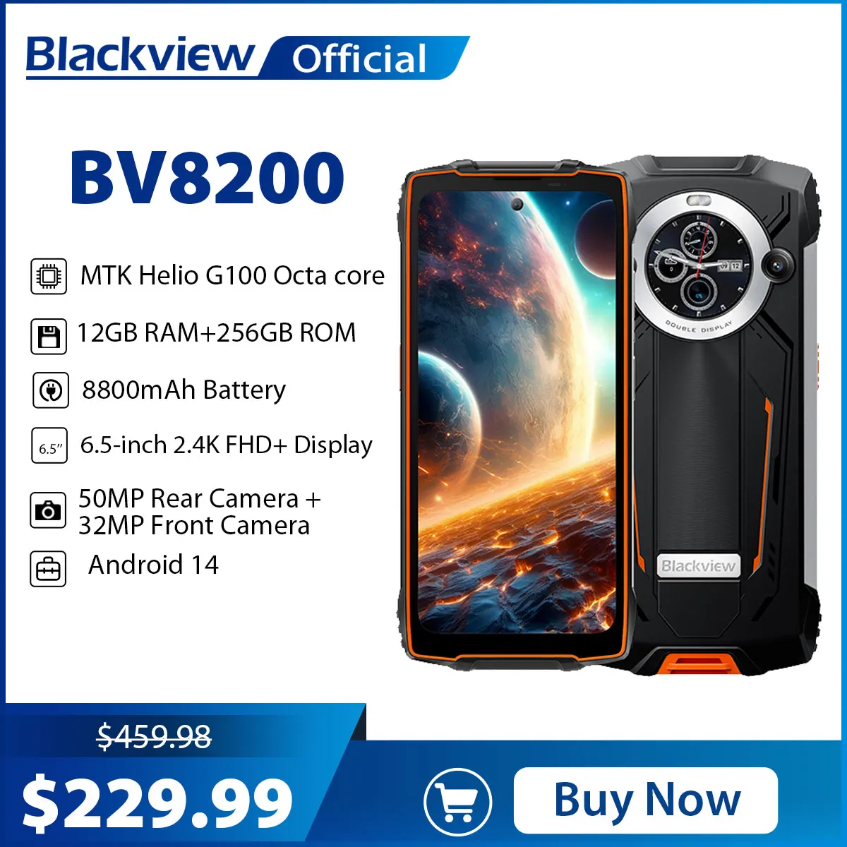 Blackview BV8200 Rugged phone 6.5