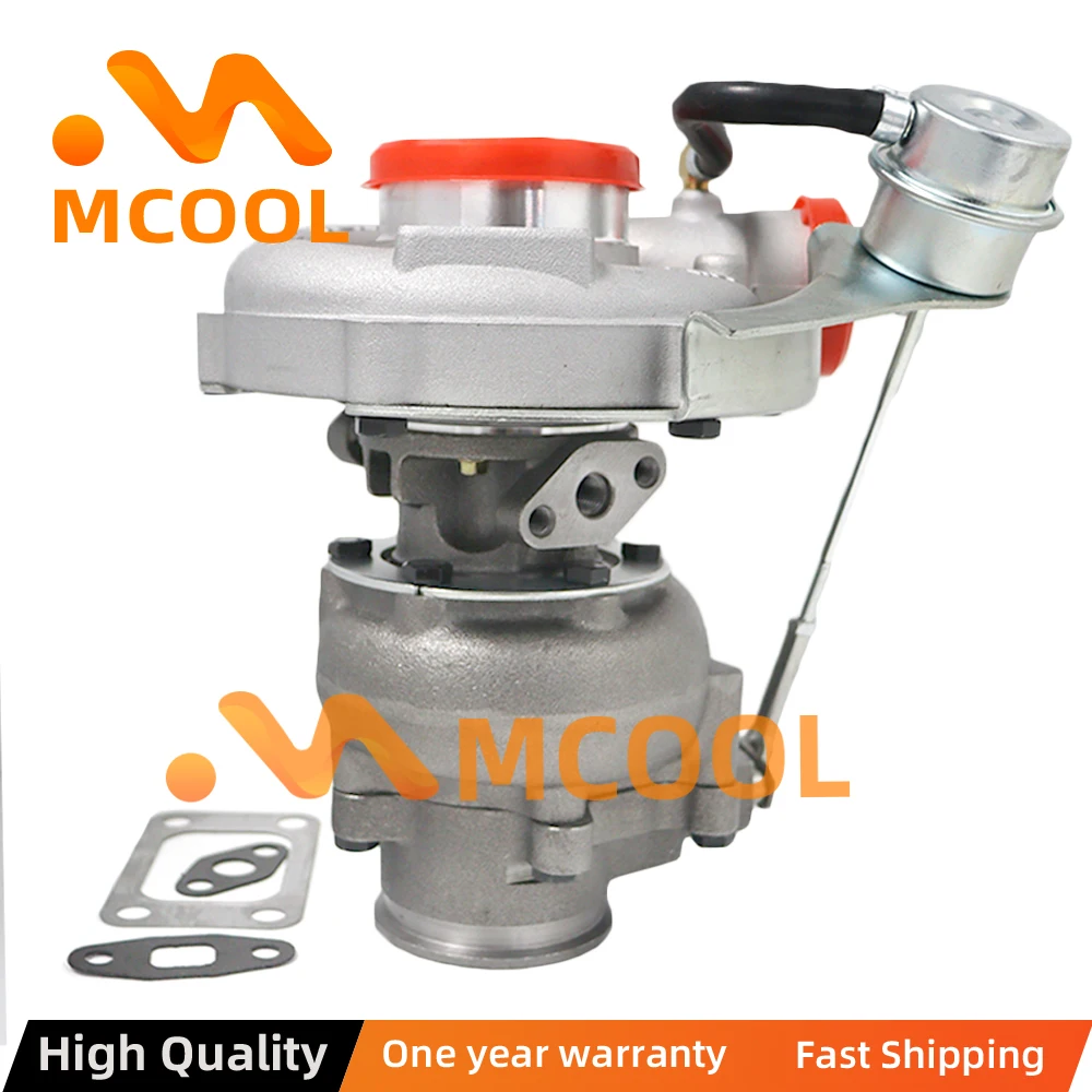 for Universal Turbo Turbocharger T3 T4 T04E AR .57 Turbine 5 Bolts Flange Oil Cooled T3 T4 T04E .57 AR for 1.6L to 2.3L 400HP