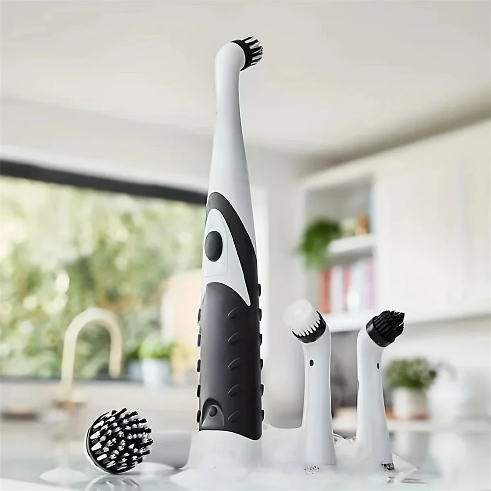 4PCS Cleaning Brush Soft bristled Kitchen Bathroom Gaps Corner Tile Cleaning Tool Brush Household Multifunctional Scrubber image 2