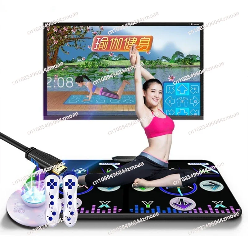 Wireless Double Home Dancing Mat TV Computer Dual Purpose Motion Sensing Game Running Blanket Dance Machine