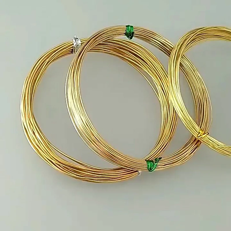 

0.6mm 0.8mm Brass Craft Wire Round Bendable Wire soft hard for Jewelry Making Necklace Bracelet Earrings DIY Outdoor Decor