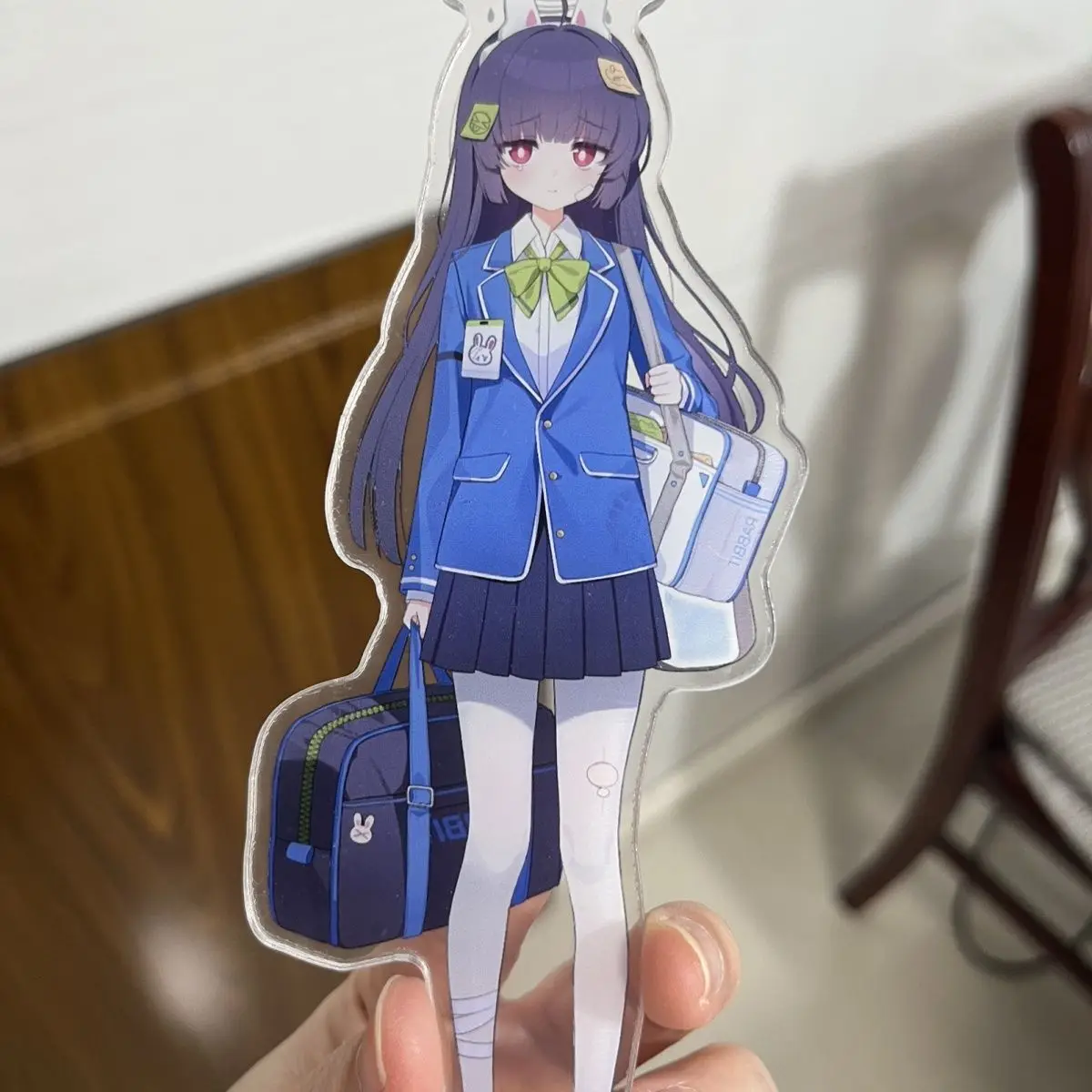 حامل تنكري من Kasumisawa Miyu للأرشيف الأزرق ، شخصيات أنيمي ، نموذج مكتب ، إكسسوارات زينة ، هدية عيد ميلاد للفتيات ، 17 من الأكريليك