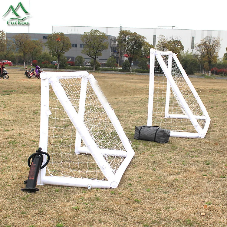 TPU inflatable football goal, outdoor sports, folding, standard, school training, portable, mobile