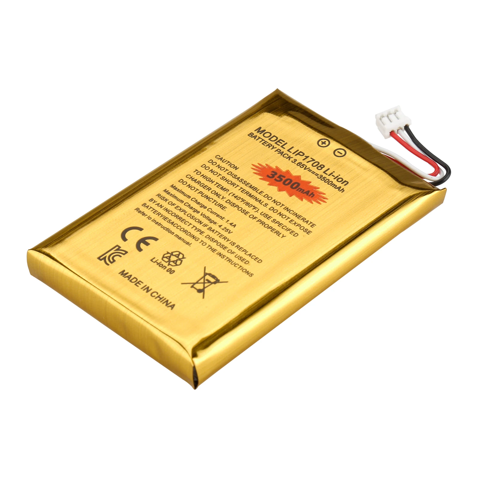 3500mAh LIP1708 para Sony PS5 controlador batería recargable batería de litio incorporada para controlador de juego DualSense