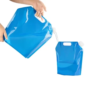 Klapper Wasserbehälter, Campingbeutel im Freien, Wandern, Notüberleben, 5L, 10L 7 Hauptverkaufsflasche 10L - №1