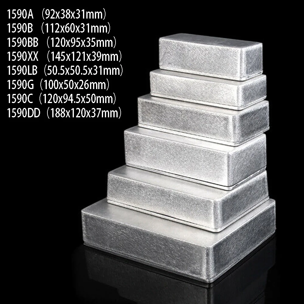 Инструмент Эффекты Stomp 125B/1590LB/1590DD 1590A/1590B/1590BB 1032L Гитарные эффекты IP54 Легкий серебристый Новинка 2021 года