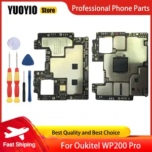 Bilashmart YUOYIO 100% BackShell Motherboard Oukitel WP200 Pro WP100 Titan Smartphone Main Board Perfect Replacement Parts Gift tools