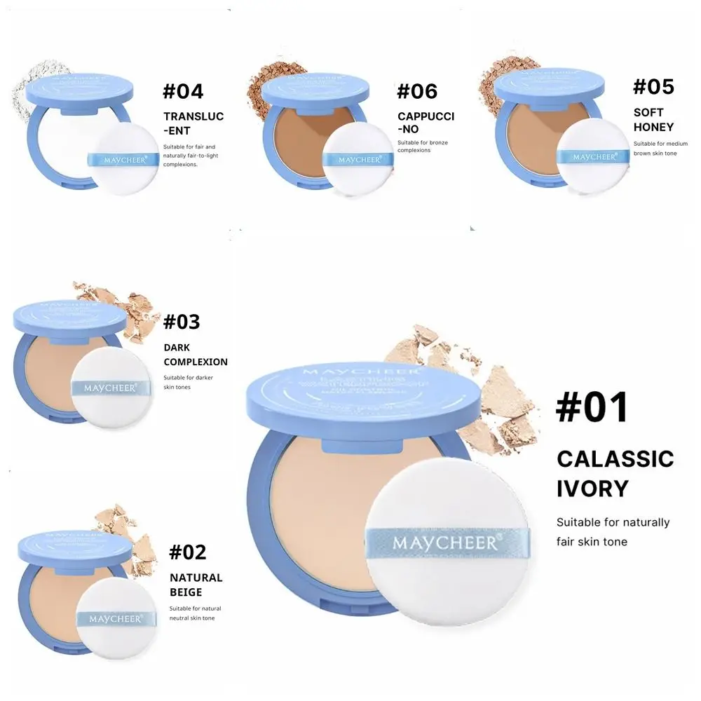 Long-lasting Setting Powder Cream Waterproof Matte Oil-control Pressed Powder Brightening Sweatproof Brightening Face Powder