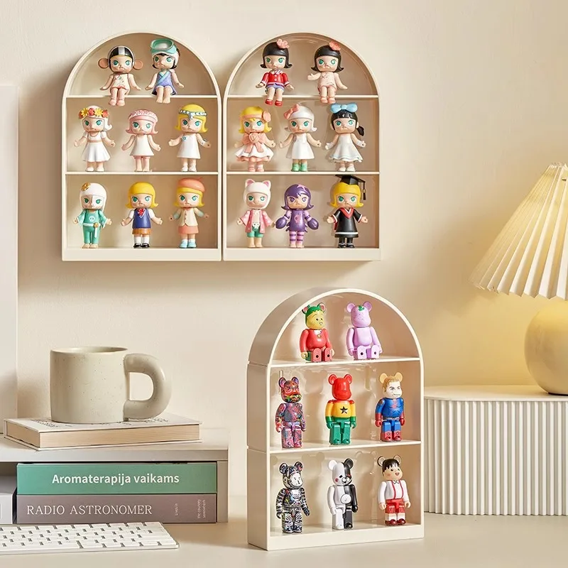 

Wall Mounted Pet Blind Box, Figures Display Case, Dust Proof, Action Stand, Doll Toys Storage Model, Artcrafts Organizer