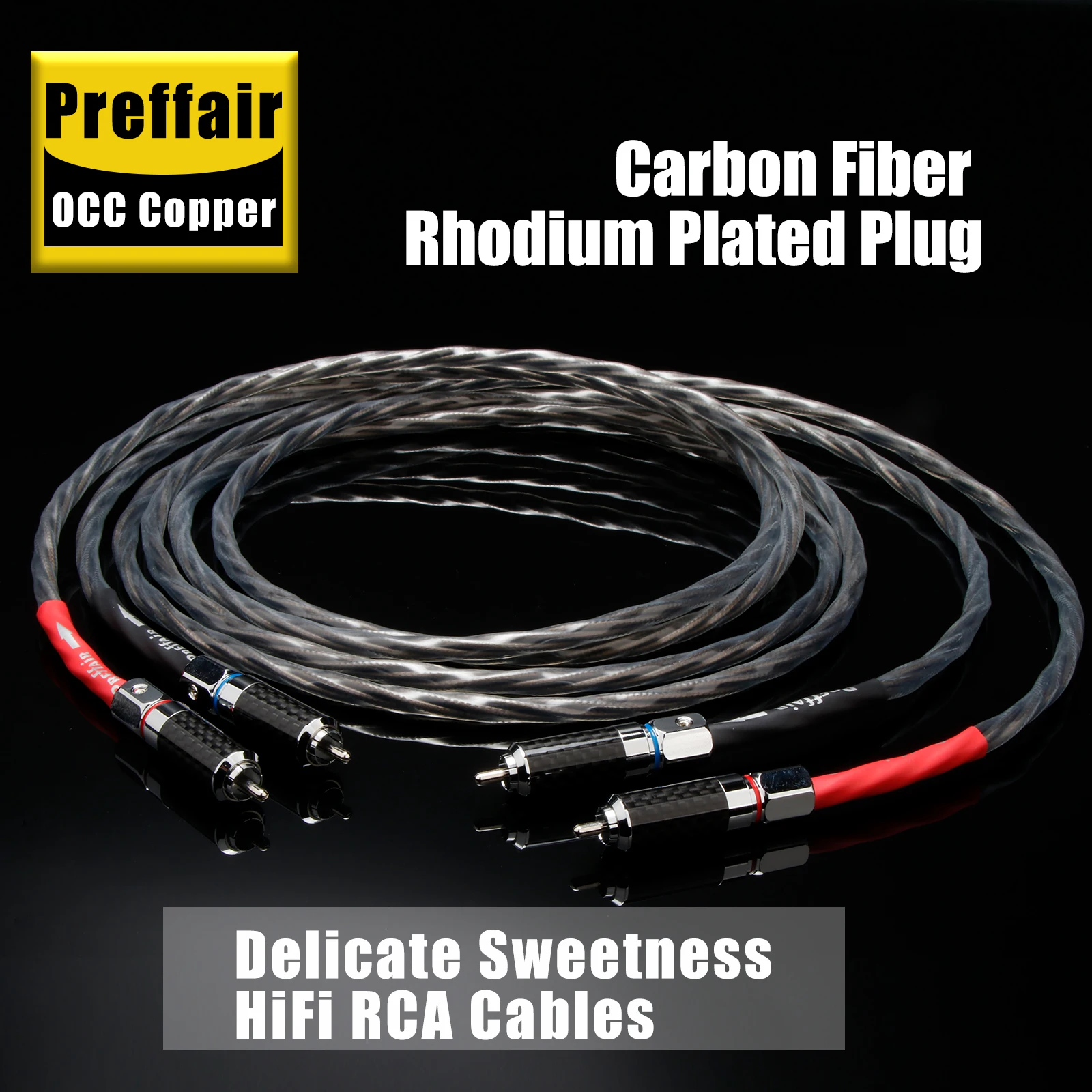 

Hi-Fi RCA Cable 7n occ copper with Rhodium palted xlr Cable 4cores braid for Microphone Mixer