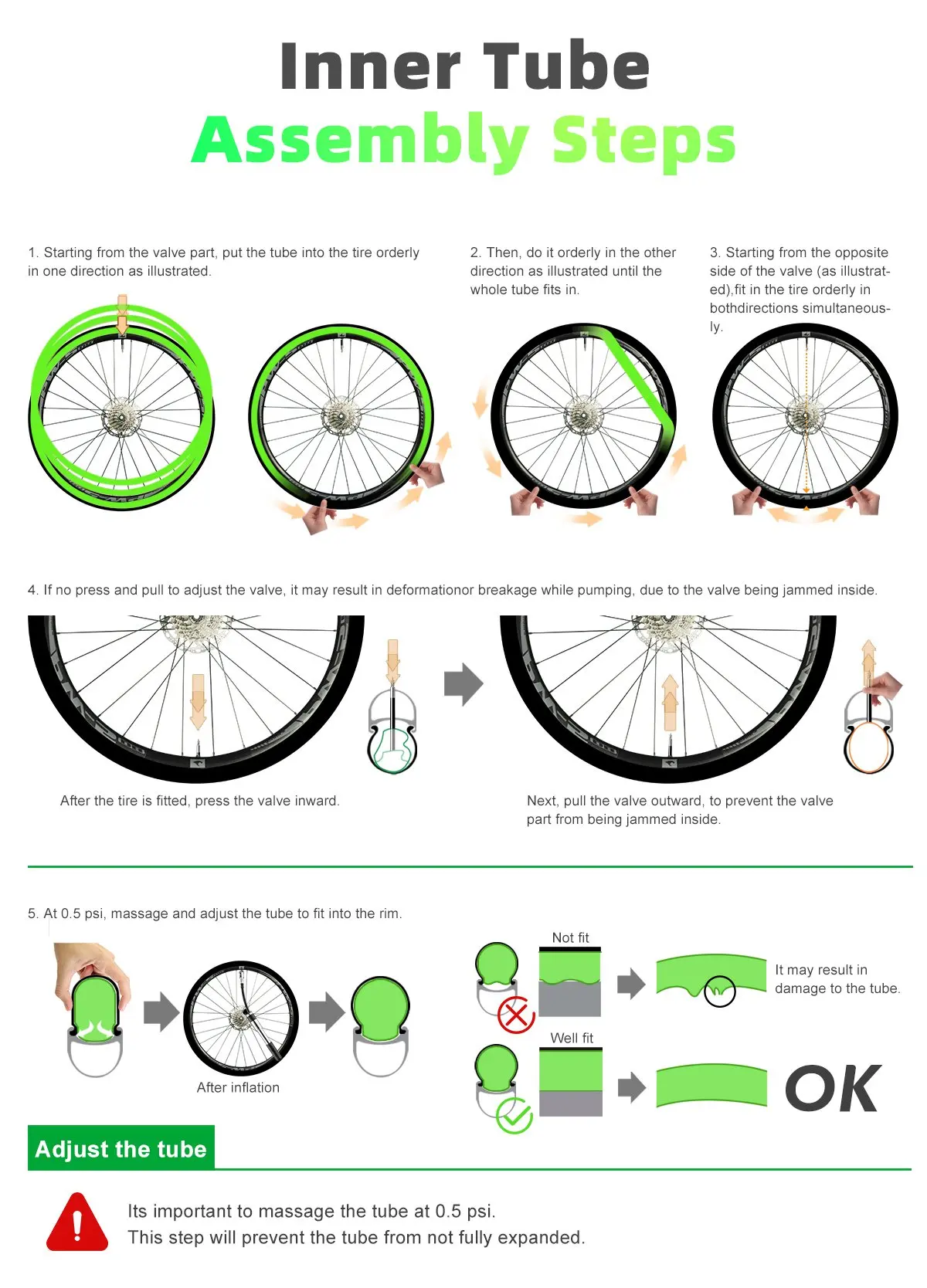 10 Stück CYCLAMI Ultraleichter TPU-Fahrradschlauch MTB 26 27,5 29 Zoll Fahrrad 63 g French Valve Reifenreparaturwerkzeuge Radfahren Großhändler – Detail 11