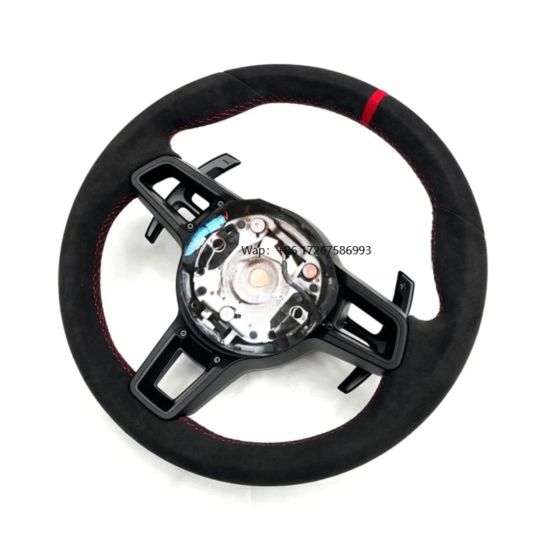 

High-Performance Carbon Fiber Steering Wheel for Luxury Sports Cars Custom Texture Anti-Slip Grip Racing Design Durable
