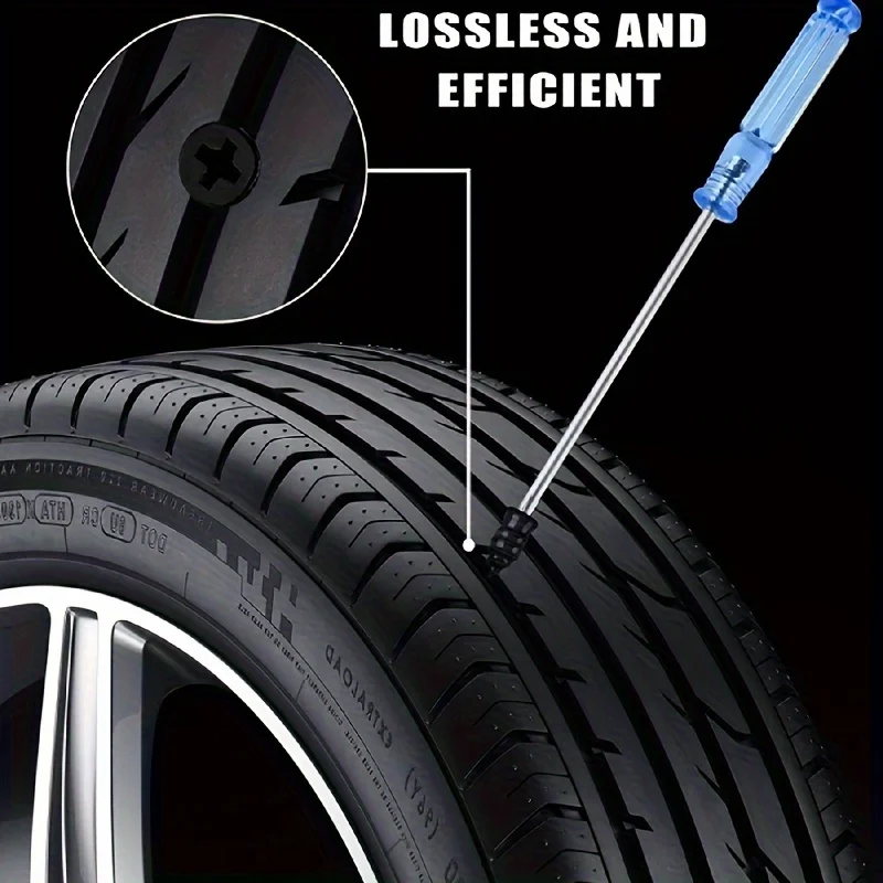20-Piece Quick-Fix Vacuum Tire Repair Kit - Durable Nails for Cars, Motorcycles, and Scooters