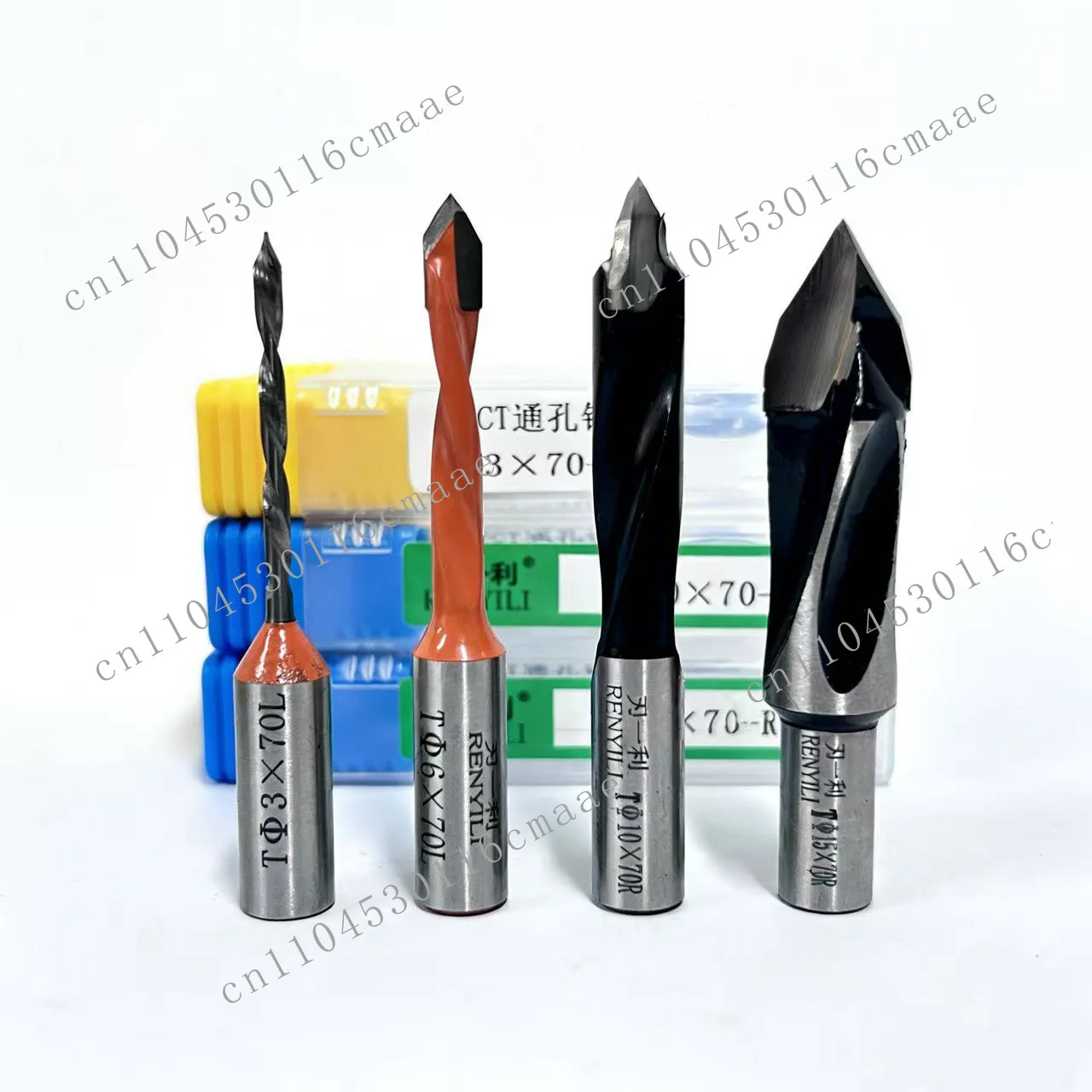 hole drilling row drilling forward and reverse drilling head single tip V-shaped wood opening woodworking side hole machine