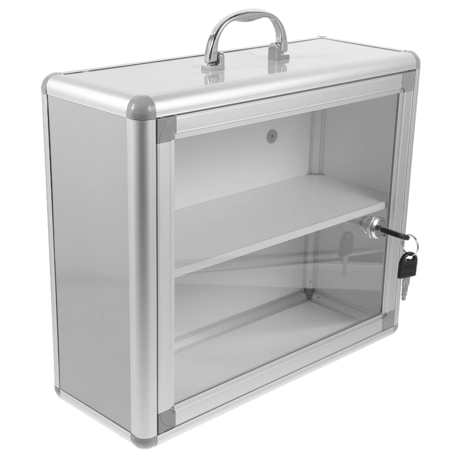 صندوق دواء ذو سعة كبيرة منظم حقيبة إسعافات أولية محمولة تخزين متعدد الوظائف لملحقات الحبوب صندوق دواء قابل للقفل #6