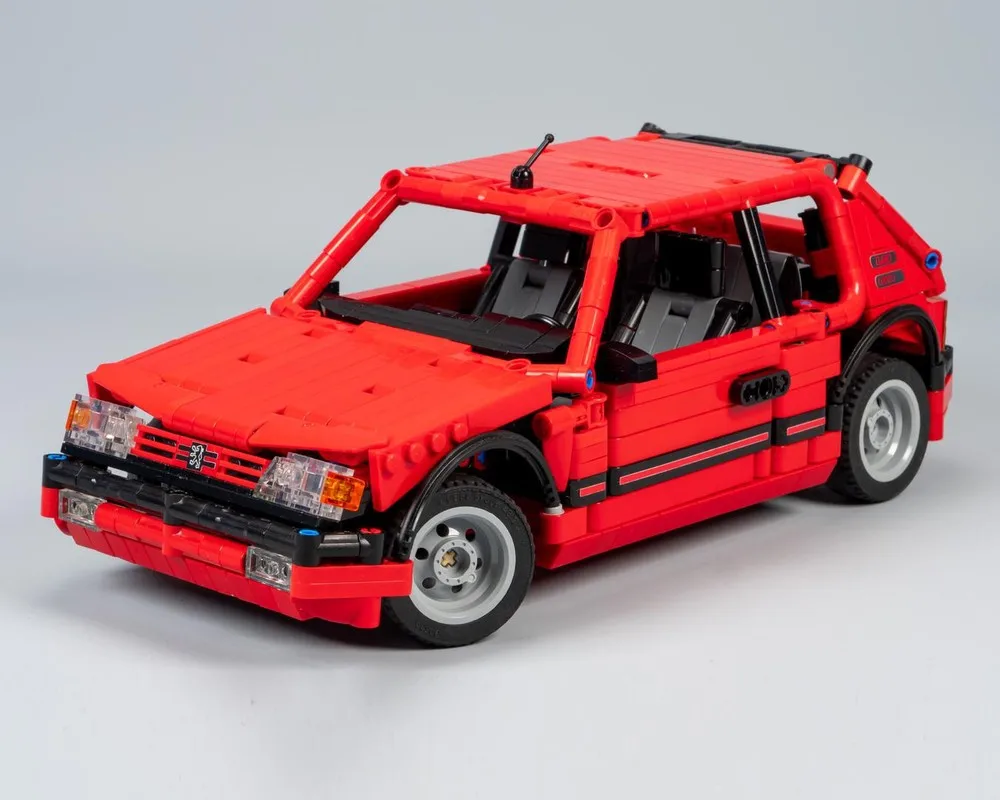 

Building Blocks Boys Toys Car Model Kit GTI Red Version MOC Creative Gift For Kids Christmas 2025