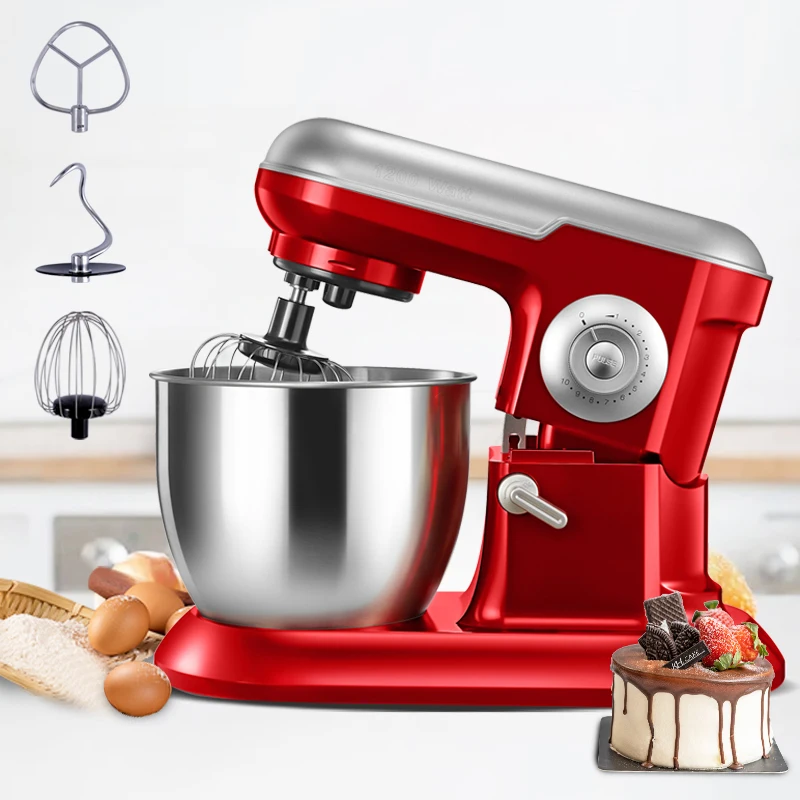 

4l 5l 6.5l 7l 1300w high quality customization color second hand dough mixer stand mixer kitchen mixer electric food